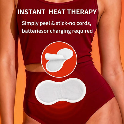3 Count Heat Patches for Menstrual Cramps - up to 10 Hours of Heat