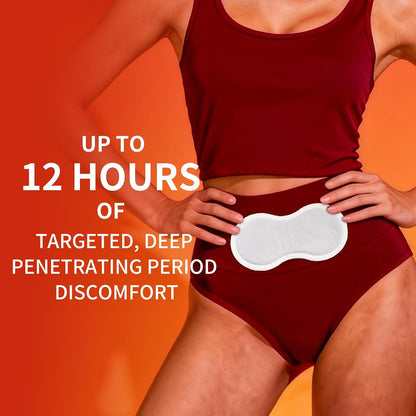 3 Count Heat Patches for Menstrual Cramps - up to 10 Hours of Heat