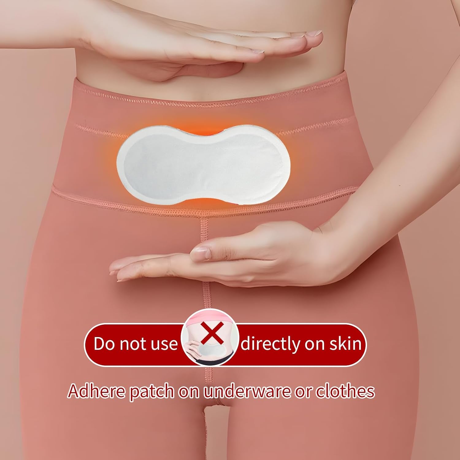 3 Count Heat Patches for Menstrual Cramps - up to 10 Hours of Heat
